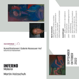 Kulturforum Hattersheim Ausstellung Martin Holzschuh
